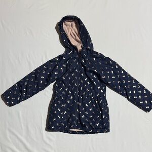 OshKosh B'gosh Navy Raincoat with unicorn design